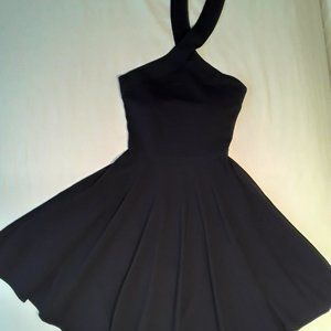 NWT DKNY Halter Dress Deep Navy, Size P/XS